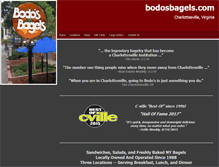 Tablet Screenshot of bodosbagels.com